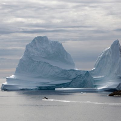 zwei Eisberge